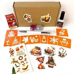 Подарочный набор "Рождественское чудо: Волшебный подарок" Fresh Tattoo gift-box-christmass-1kid