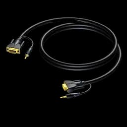 Кабель VGA+audio-VGA+audio 20 м Procab CLV115/20 - мініатюра 1