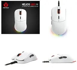 Игровая мышь Fantech UX-3 V2 HELIOS PixArt 3389, 400IPS, 50G, 1600DPI White - мініатюра 3
