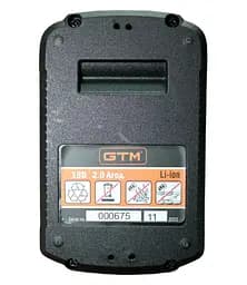 Акумулятор Li-Ion GTM B18V/2Аh 18 В 2 А*год для шурупокрута 2700 - мініатюра 2