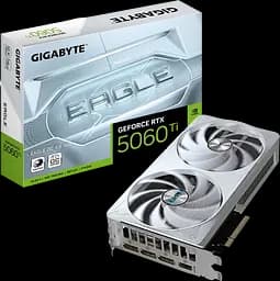 Відеокарта GeForce RTX 5060 Ti 16GB Gigabyte Eagle OC Ice (GV-N506TEAGLEOC ICE-16GD)