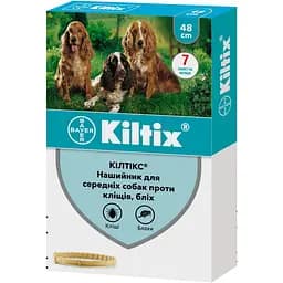 Нашийник Elanco (Bayer) Kiltix від бліх та кліщів для собак великих порід 48 см - мініатюра 2