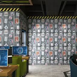 Самоклеюча 3D панель 700х700х4мм Поштові марки (091) SW-00001152 - мініатюра 5