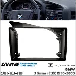Перехідна рамка BMW 3 Series (E36) AWM 981-03-118 - мініатюра 6