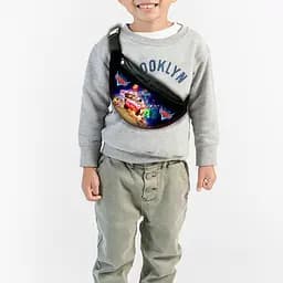 Сумка-бананка детская Тачки Молния Маквин с принтом ,32х15см,сумка для мальчика  через плечо (00148)