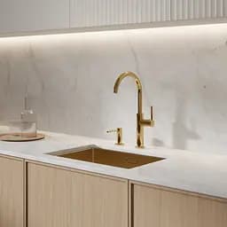 Змішувач для кухні Omnires Tula gold (TL6050GL) золотий - глянцевий - мініатюра 4