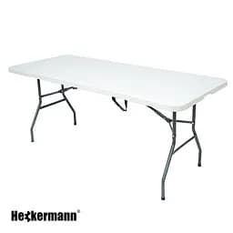 Стіл складаний переносний Heckermann 240x75x74 см White (Z240) - мініатюра 4