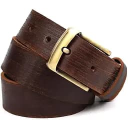 Ремінь LIMARY коричневий тертий цільний 130х4х0.4 см acs0032080