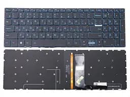 Клавіатура для Lenovo IdeaPad L340-17, L340-17API, L340-17IWL, L340-17IRH (UA Black + Blue підсвітка). Оригінал.