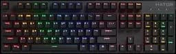 Клавіатура Hator Icefall Mecha Rainbow Origin Red RGB Black (HTK104)
