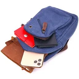 Сумка Vintage через плече з щільного текстилю 15х22х6 см Vintage 15х22х6 см sum0021427 - мініатюра 6