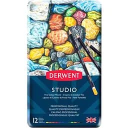 Цветные карандаши Derwent Studio 12 цв.