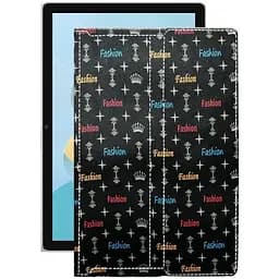 Чехол StatusCASE из экокожи для планшета Blackview Tab 13 Фэшн черный