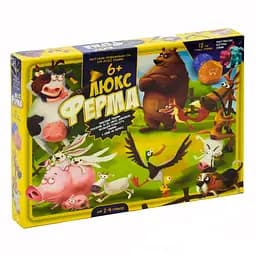 Настольная игра большая "Ферма ЛЮКС" G-FL-UA-01 Danko Toys, в коробке (4820186075779)