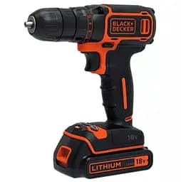 Аккумуляторная дрель-шуруповерт Black+Decker с АКБ и ЗП BDCDC18B