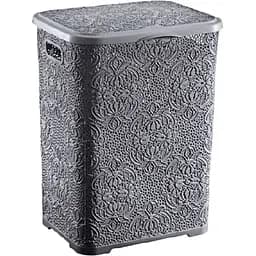 Корзина для белья Bursev Lace 42 л антрацит (000029763)