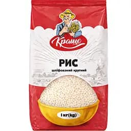 Рис шлифованный круглозернистый Краще 1 кг
