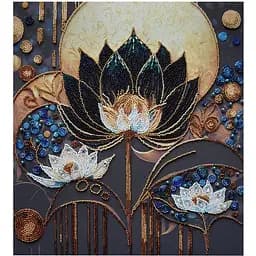 Набір для вишивання бісером Abris Art Мрій розквітати на натуральному полотні AB-917  