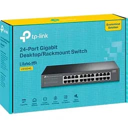 Комутатор TP-Link 24-портовий гігабітний настільний/стійковий (LS1024G) - мініатюра 10