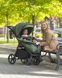 Коляска прогулянкова в трьох положеннях Bravo SL CARRELLO від 6 місяців (22 кг) Зелений - мініатюра 9