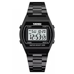 Часы наручные Skmei 1328 Black glass mirror, 1328BK (18481)