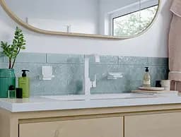 Мильниця підвісна Hansgrohe AddStoris Brushed Black/скло 41746340, Шліфований чорний хром - мініатюра 5
