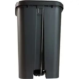 Відро для сміття MBM My Home з кришкою та педаллю 12 л антрацит (BIN-13 12L ANTHRACITE) - мініатюра 2