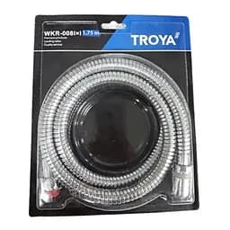 Шланг для душа Troya WKR-008 растяжной усиленная поворотная гайка 1,75м 30412