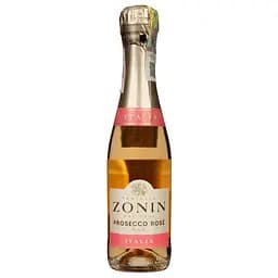 Вино игристое Zonin Prosecco Rose Brut розовое 11% 0.2 л