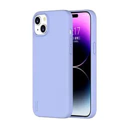 Рідкий силіконовий чохол Vokamo для iPhone 15 із магнітом MagSafe Purple - мініатюра 2