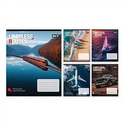 Упаковка зошитів учнівський Yes Limitless routes А5 / 48 кл. 10 шт. (769040)