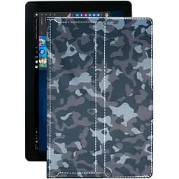 Чохол StatusCASE з екошкіри для планшету Nomi W10100 Deka Хаки-синій