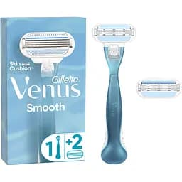 Станок для гоління Gillette Venus Smooth c 2 змінними картриджами - мініатюра 2