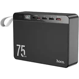 Портативний ЗП Power Bank Hoco J94 Overlord 22.5W 75000 mAh Чорний