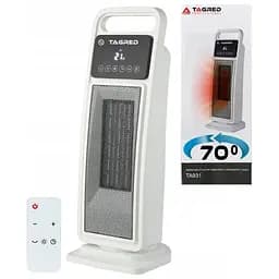 Тепловентилятор Tagred 2,0 кВт, площадь обогрева 20 кв.м., напольный, белый (TA931)