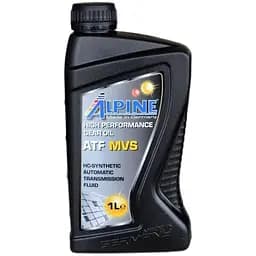 Масло трансмиссионно-гидравлическое синтетическое Alpine ATF MVS красное 1 л