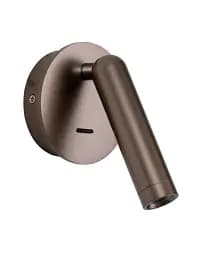 Бра, настінний світильник Italux WL-64834-1-CF Carda LED 1x2.5W 3000K 164Lm IP20 коричневий