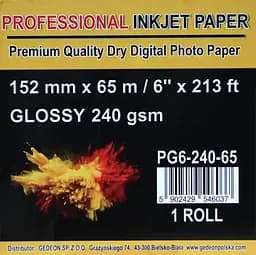 Фотопапір Professional Inkjet Paper 152mm*65m GLOSSY