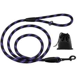 Поводок для собак Barksi Active 300х0.9 см черно-фиолетовый
