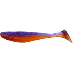 Силікон FishUP Wizzle Shad 3" #207 - Dark Violet/Orange (8 шт/уп)