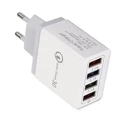 Зарядний пристрій 4 usb порту AR-430 блок живлення