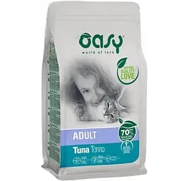 Сухой корм для кошек Oasy Lifestage Adult с тунцом 1.5 кг