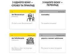 Настільна гра English Student Картки для вивчення німецької мови English Student Deutscher Slang (укр.) (591226007) - мініатюра 2