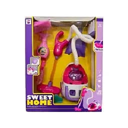 Пилосос дитячий, із аксесуарами, на батарейках, 40x12x31 см, 8039/8051