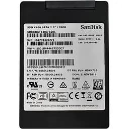 Накопичувач SSD 2.5 SanDisk 128Gb SD8SBAT-128G-1122 Б/В