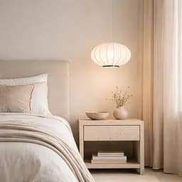 Дизайнерський світильник із полімерним овальним абажуром Ø30x18 см Line F AK03-300 x 180 Білий