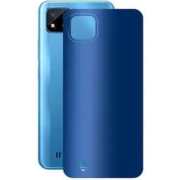 Захисна плівка StatusSKIN для Realme C20A 2021 Корпус Вініл Синій матовий