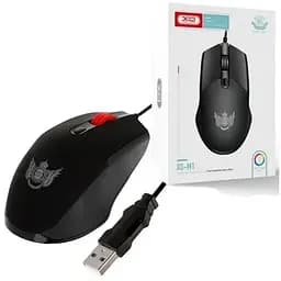Мишка XO M1 RGB USB Black (XO-M1-BK)