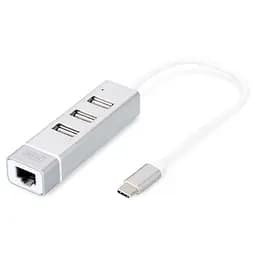 USB-Хаб Digitus USB-C 3xUSB-A/RJ45 (DA-70253)