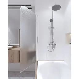 Шторка для ванни Qtap Standard CRM407513APL Pear, Ліва, матовий, хром - мініатюра 6